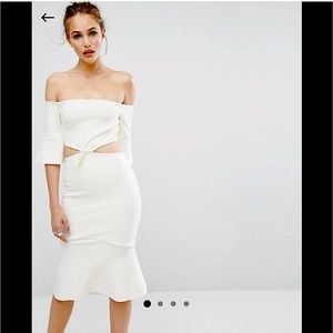 Bec & Bridge Gardenia Off Shoulder Dress size 6